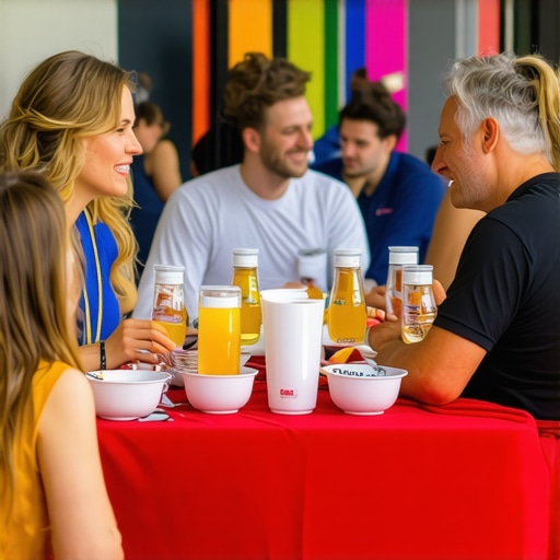 A vibrant community event sponsored by a local business, illustrating community engagement for SEO