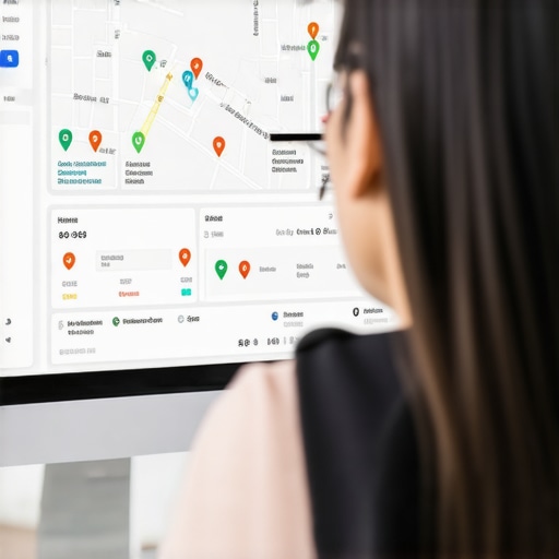 Expert reviewing local SEO data on a laptop