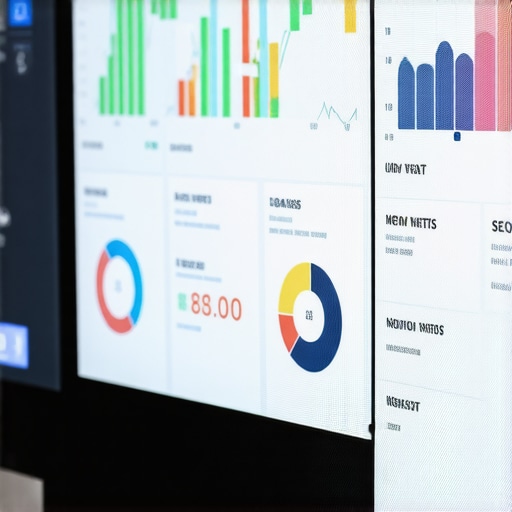 A detailed dashboard display of local SEO metrics for Google Maps rankings.