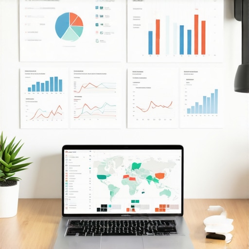 Screenshot of local SEO analytics tools monitoring Google Maps rankings.