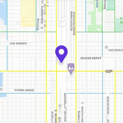 Using GIS Tools for Spatial Accuracy Person analyzing a digital map with GIS software showing pin placements and corrections