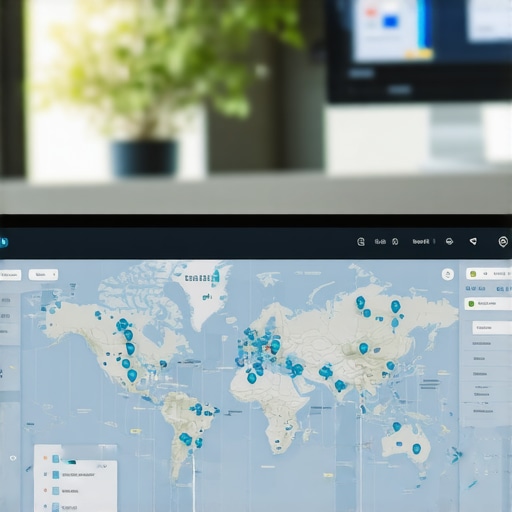 Screenshot of a map analytics dashboard showing real-time signals and spatial data analysis