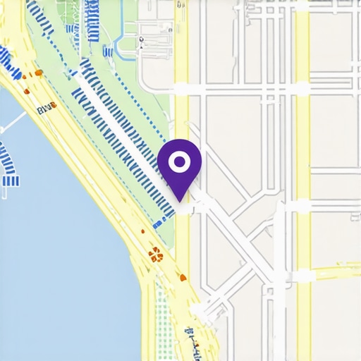 A detailed map interface highlighting spatial data and signal corrections