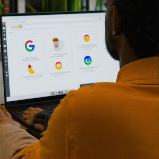 Business owner verifying business details on Google My Business dashboard.